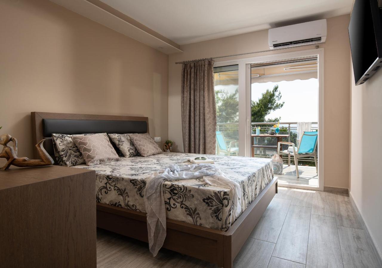 Sunset Studios - Suites With Seaview & Back Side Apartements Toroni Eksteriør bilde