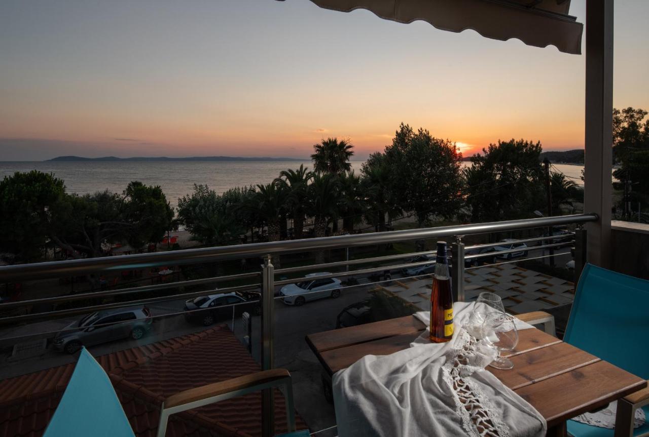 Sunset Studios - Suites With Seaview & Back Side Apartements Toroni Eksteriør bilde
