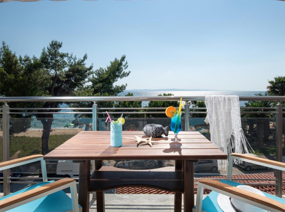 Sunset Studios - Suites With Seaview & Back Side Apartements Toroni Eksteriør bilde